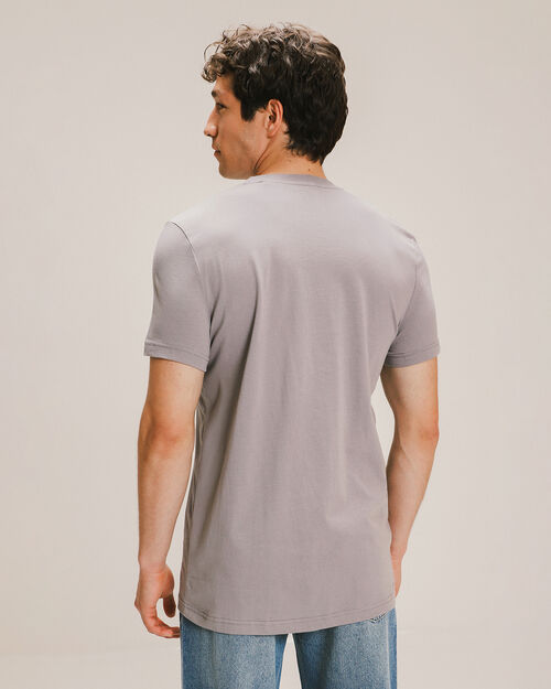 Playera Larga Gris